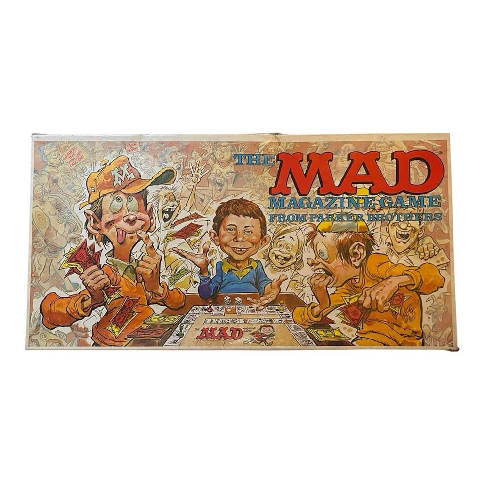 Vintage 1979 The Mad Magazine Board Game Box Parker Brothers EUC #124 Complete